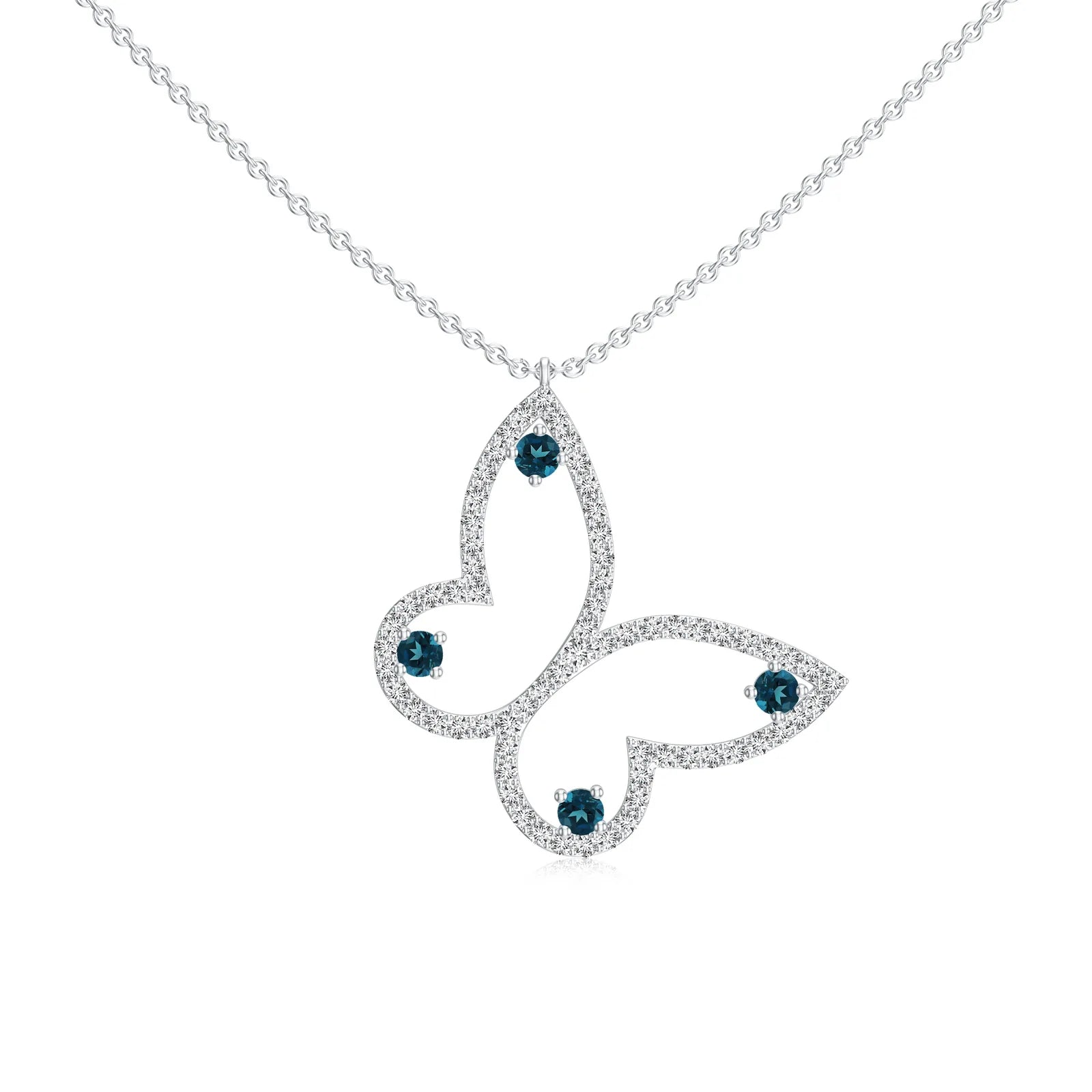 18K White Gold Vermeil