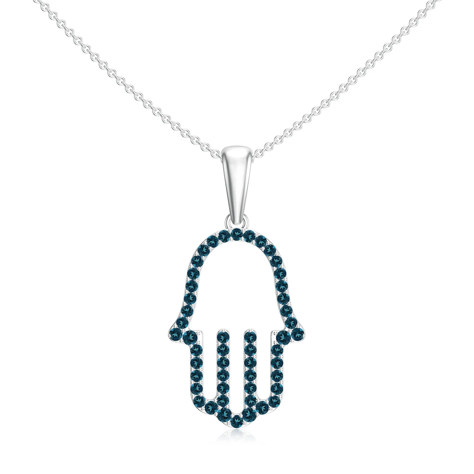 18K White Gold Vermeil