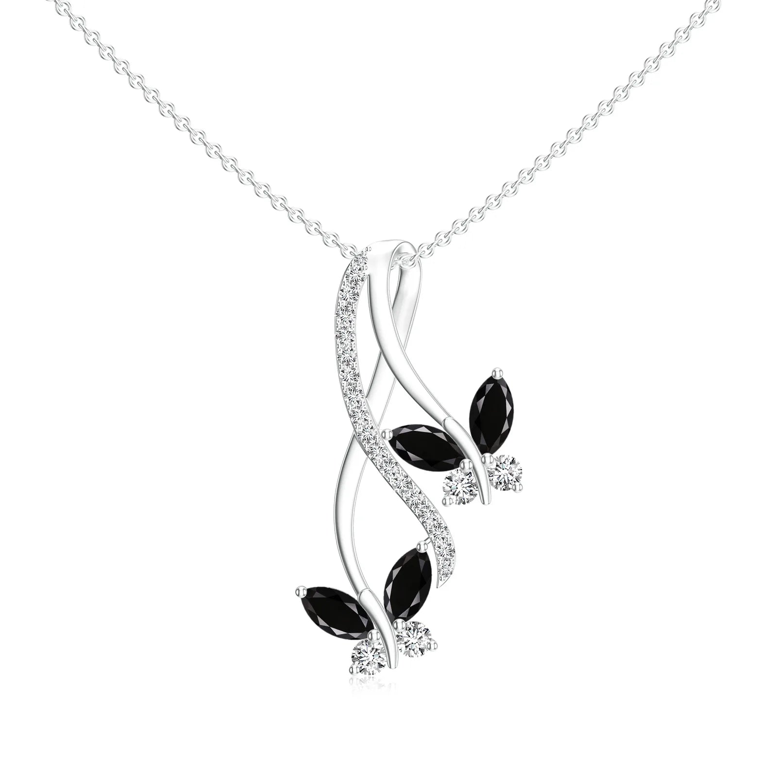 18K White Gold Vermeil