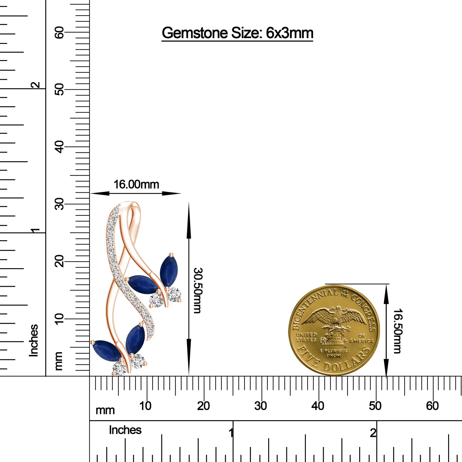 18K Rose Gold Vermeil