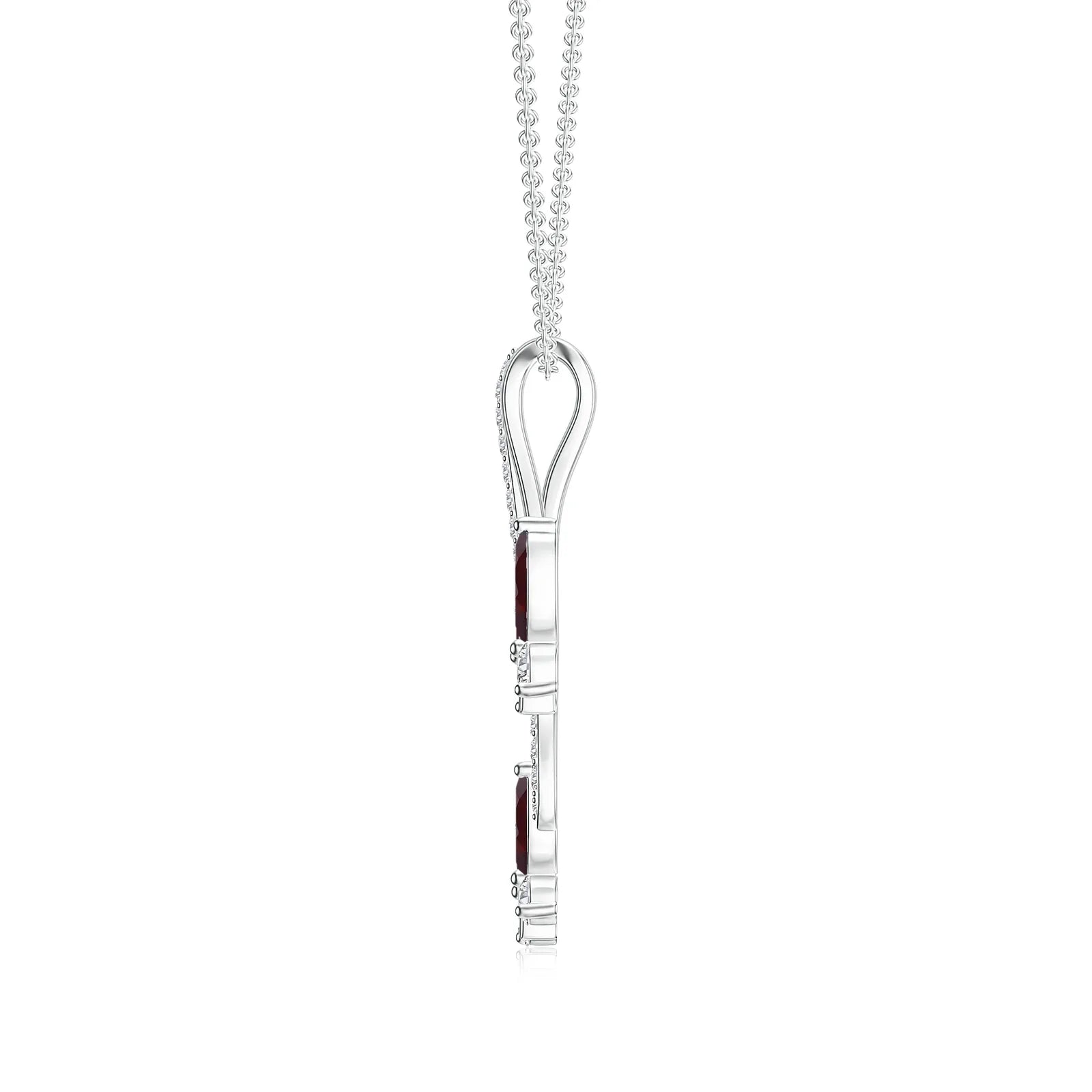 18K White Gold Vermeil