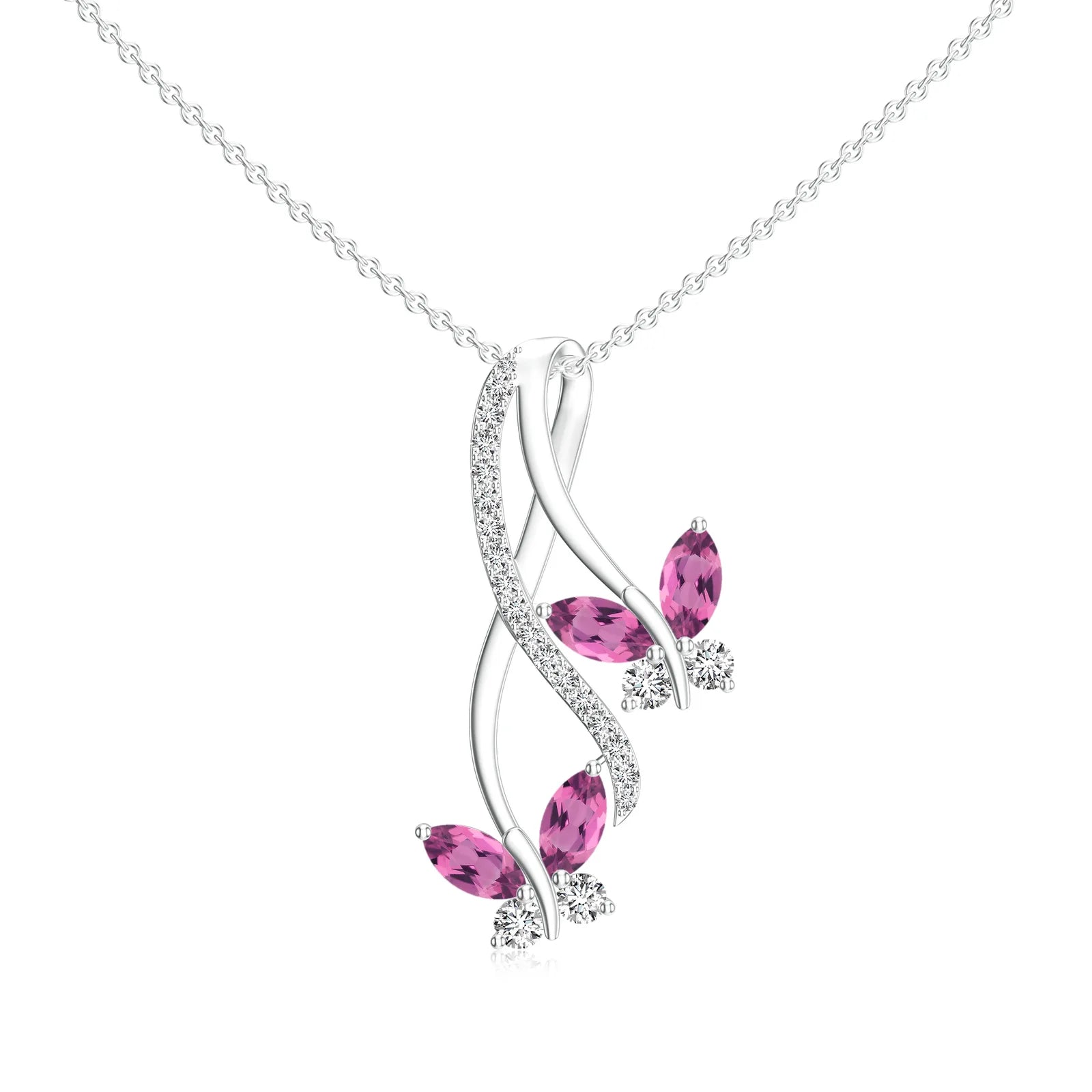 18K White Gold Vermeil
