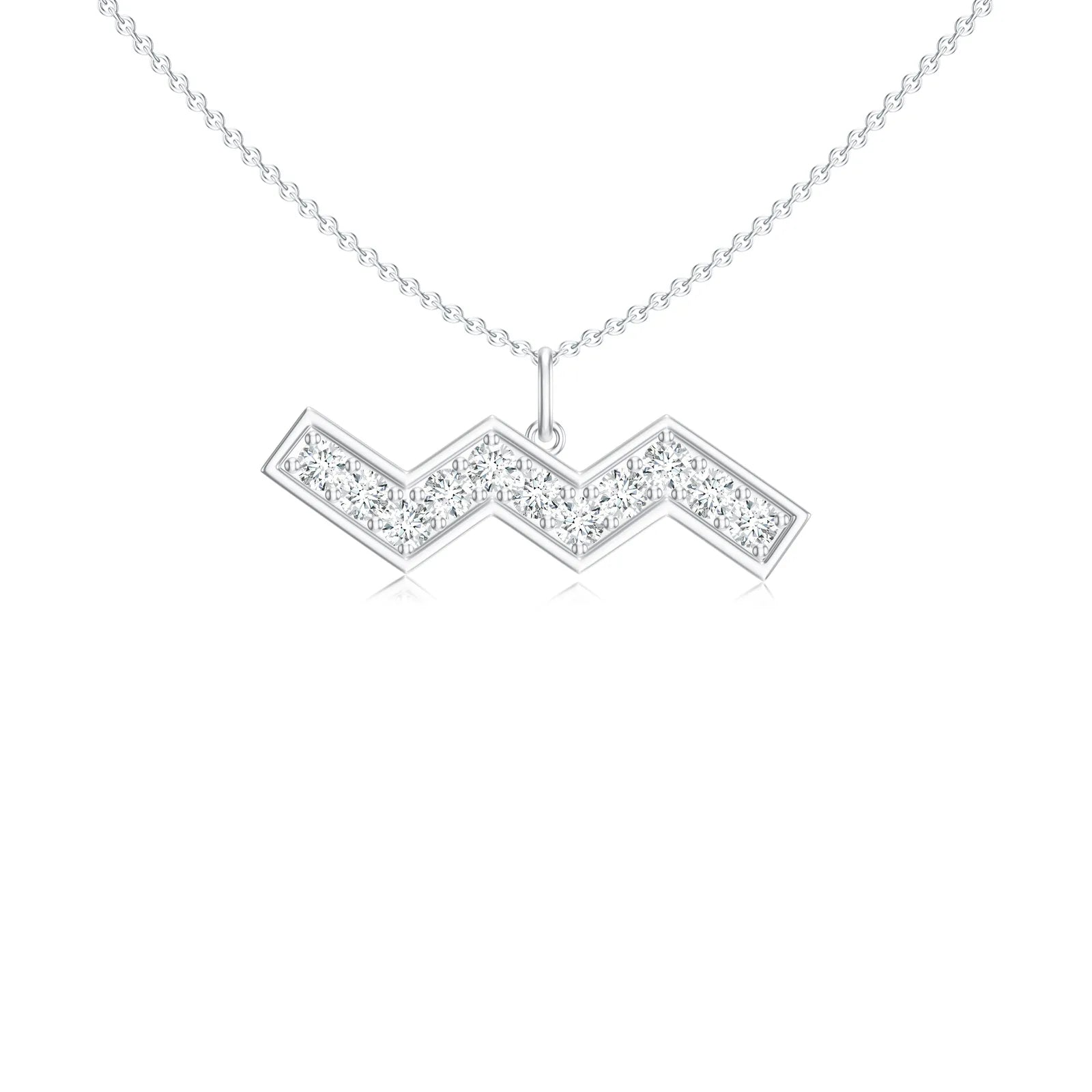 18K White Gold Vermeil