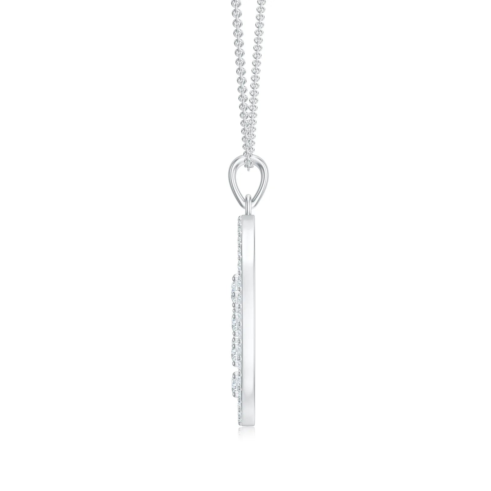 18K White Gold Vermeil