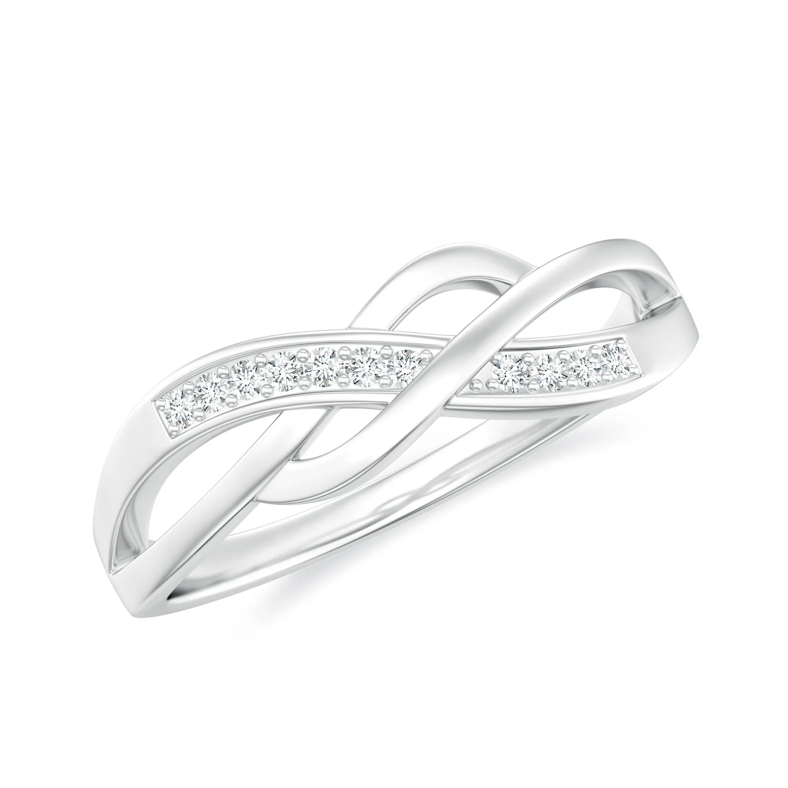 18K White Gold Vermeil