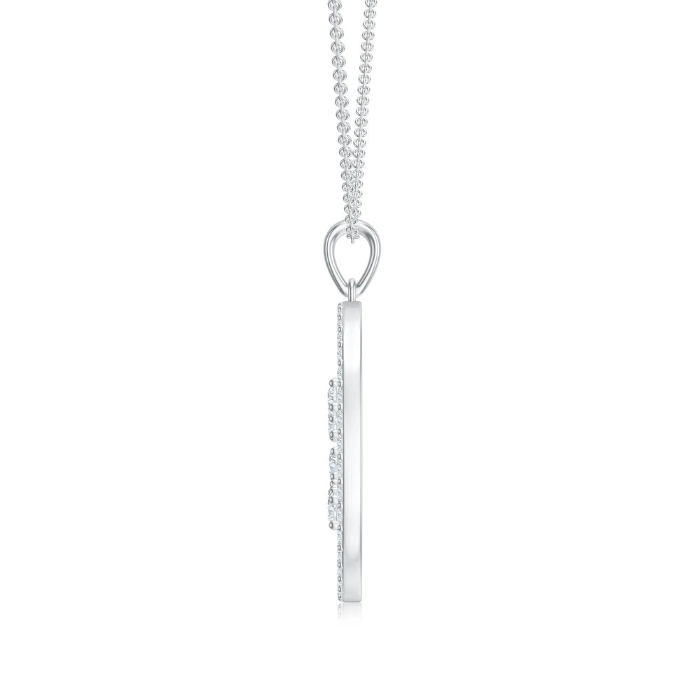 18K White Gold Vermeil