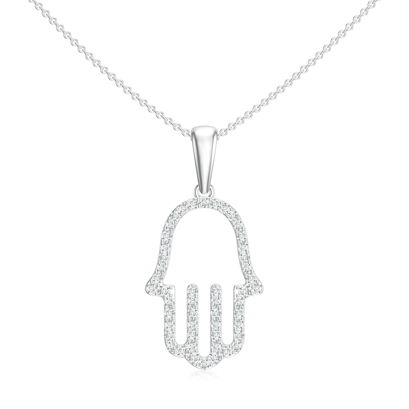 18K White Gold Vermeil