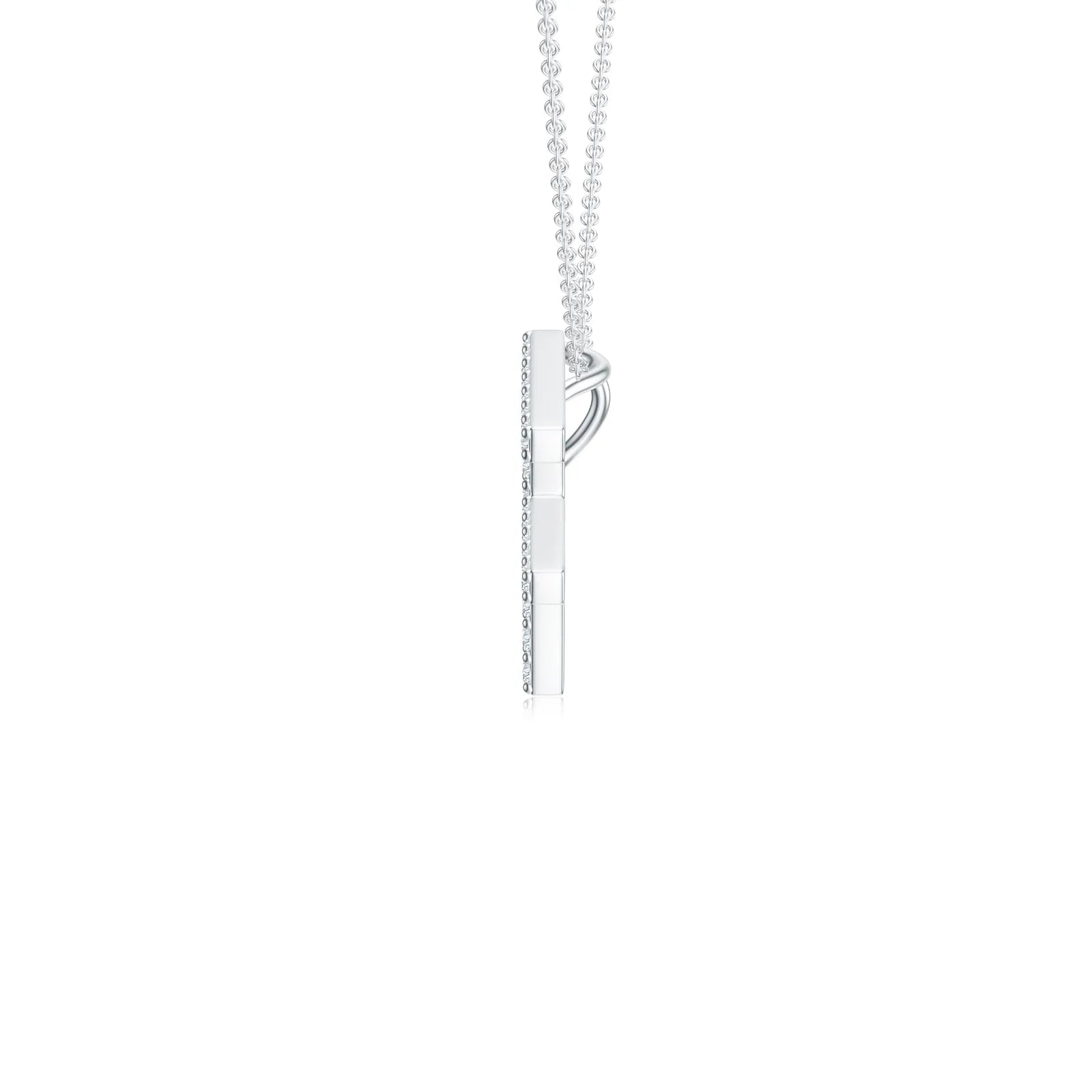 18K White Gold Vermeil