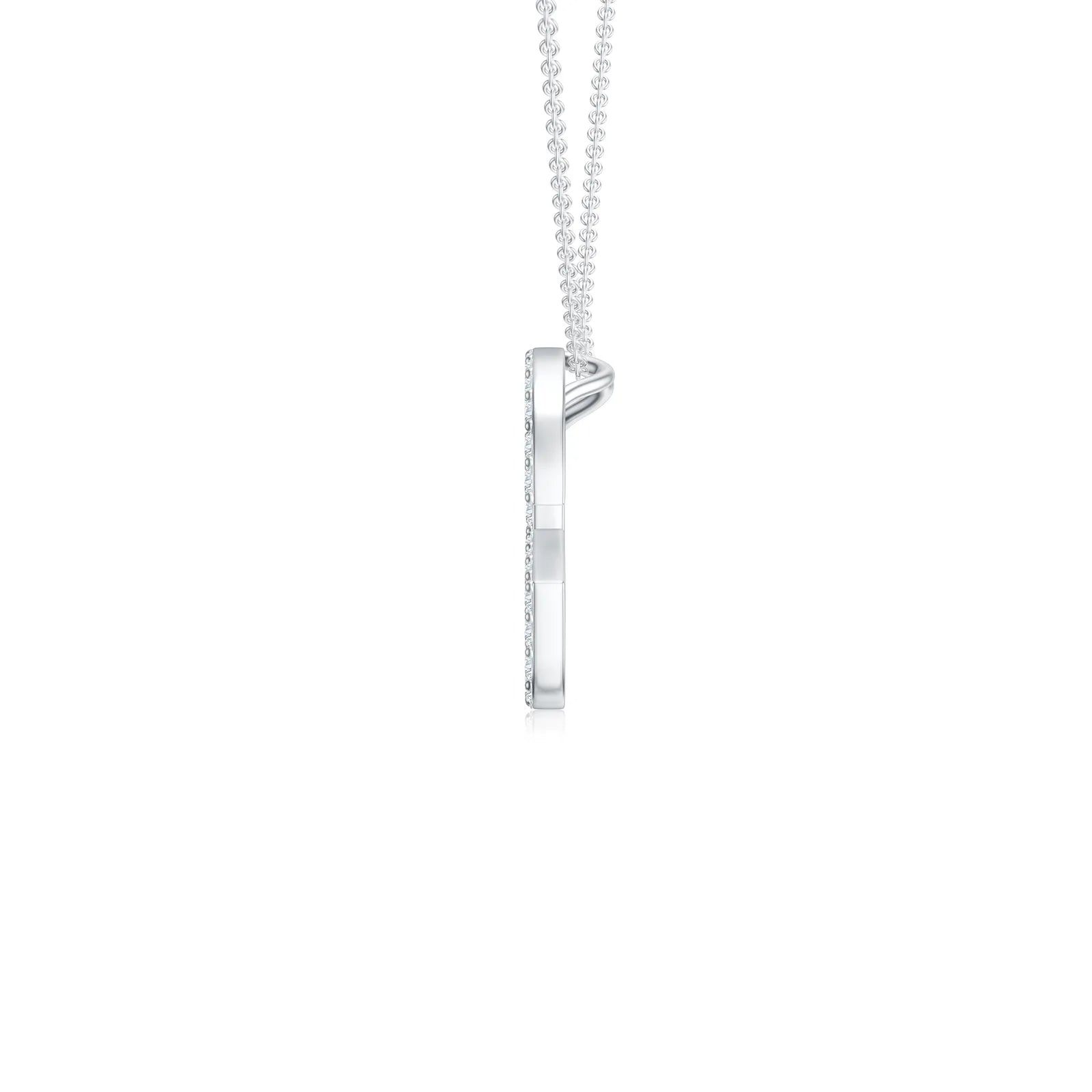18K White Gold Vermeil