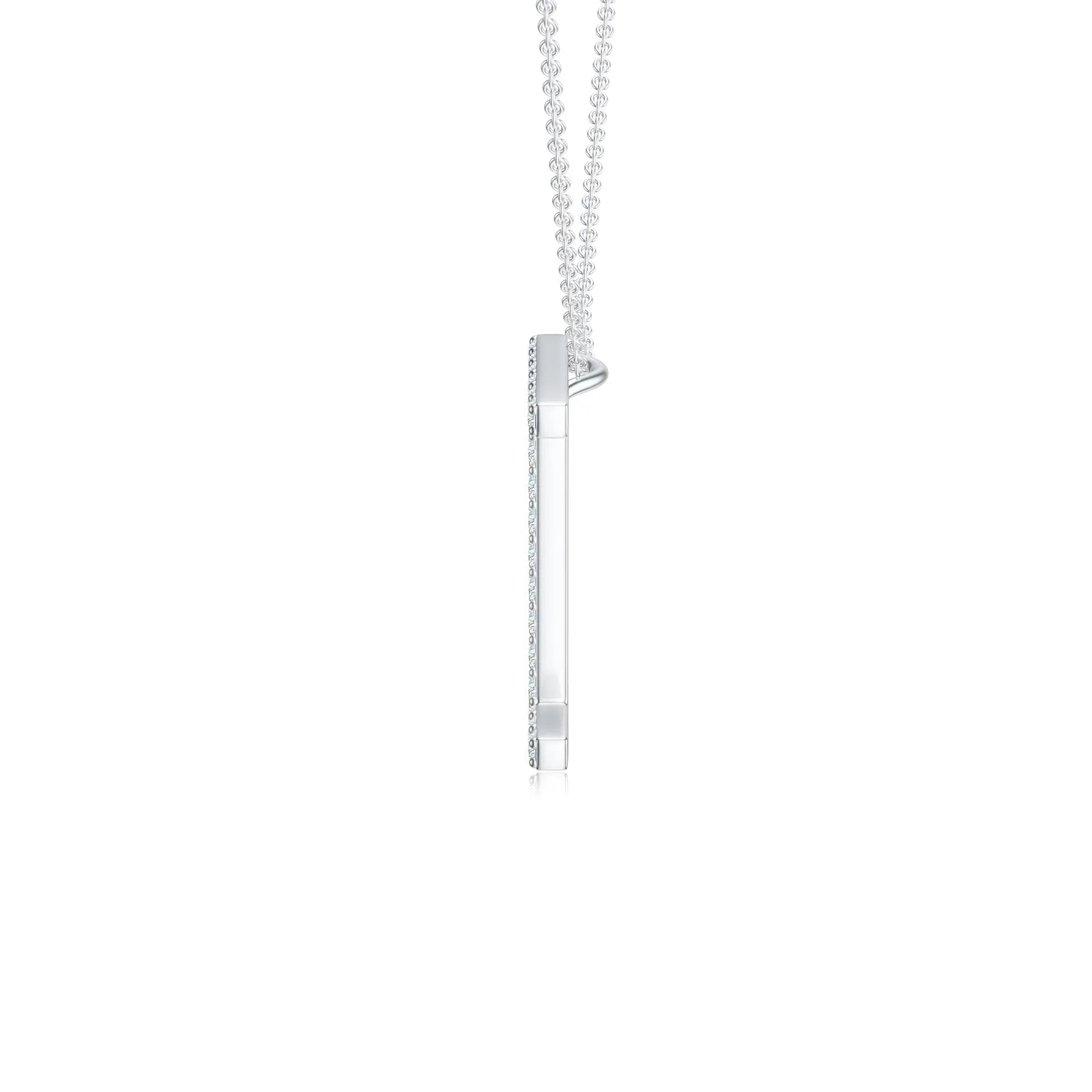 18K White Gold Vermeil