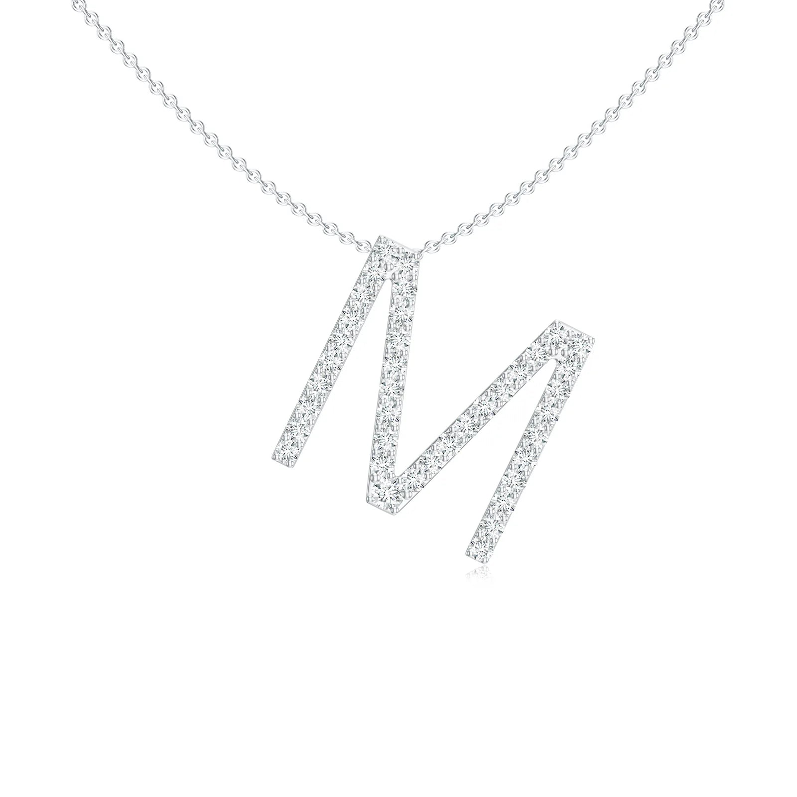 18K White Gold Vermeil