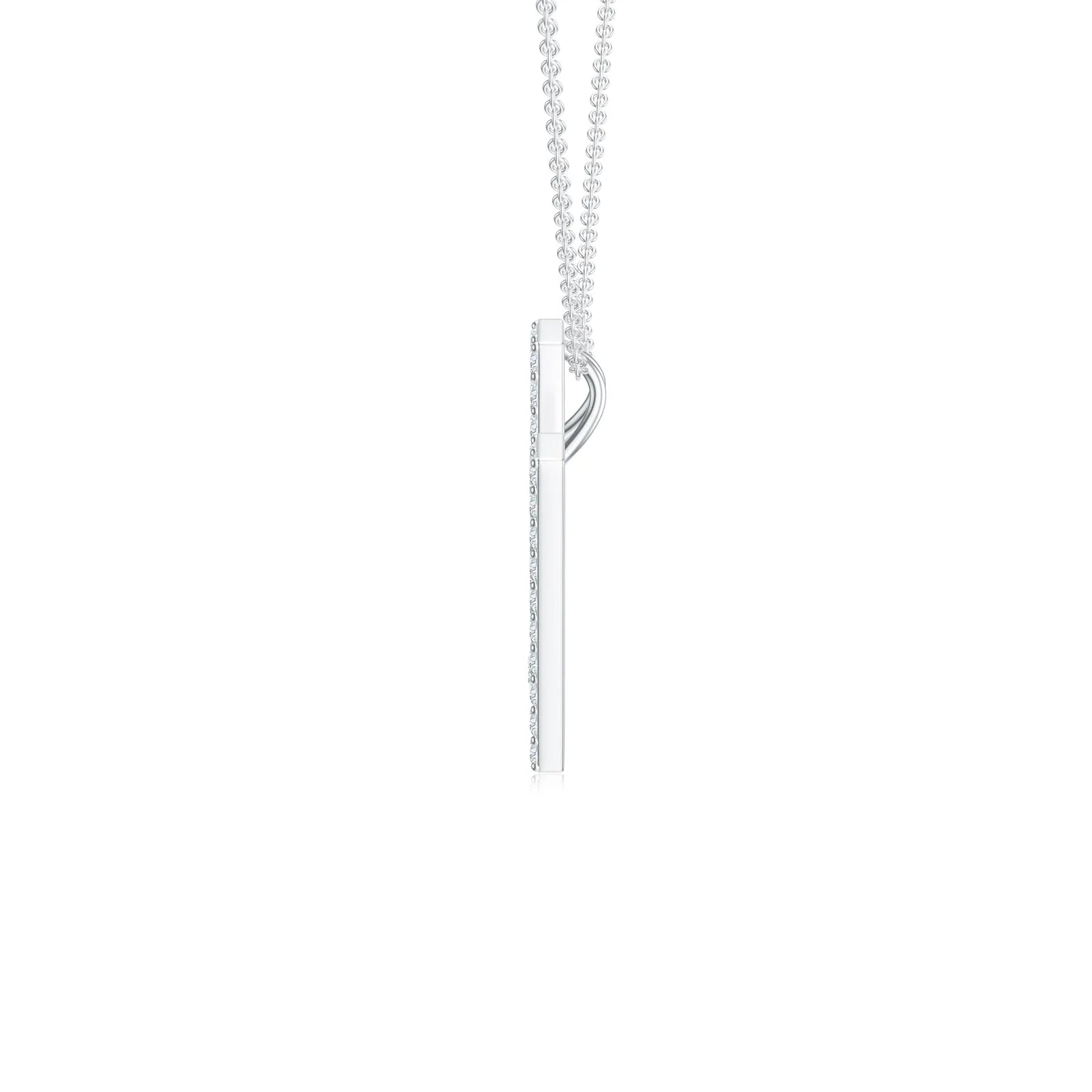 18K White Gold Vermeil