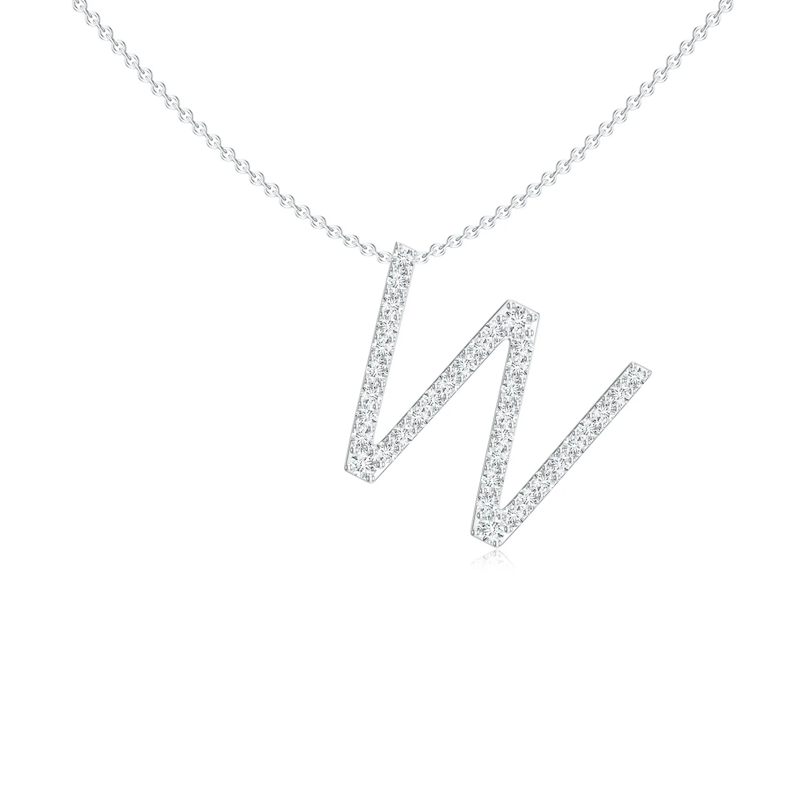 18K White Gold Vermeil
