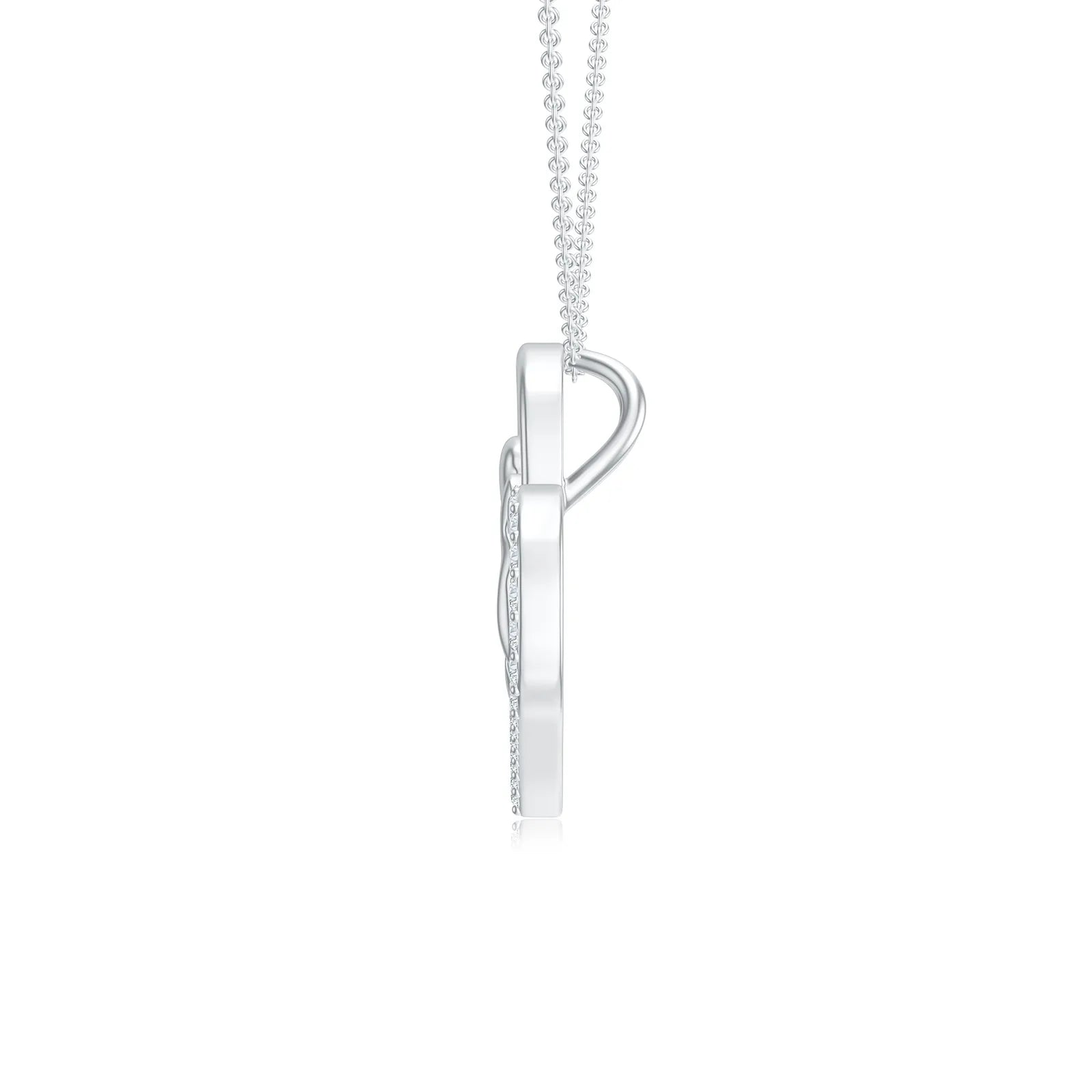 18K White Gold Vermeil