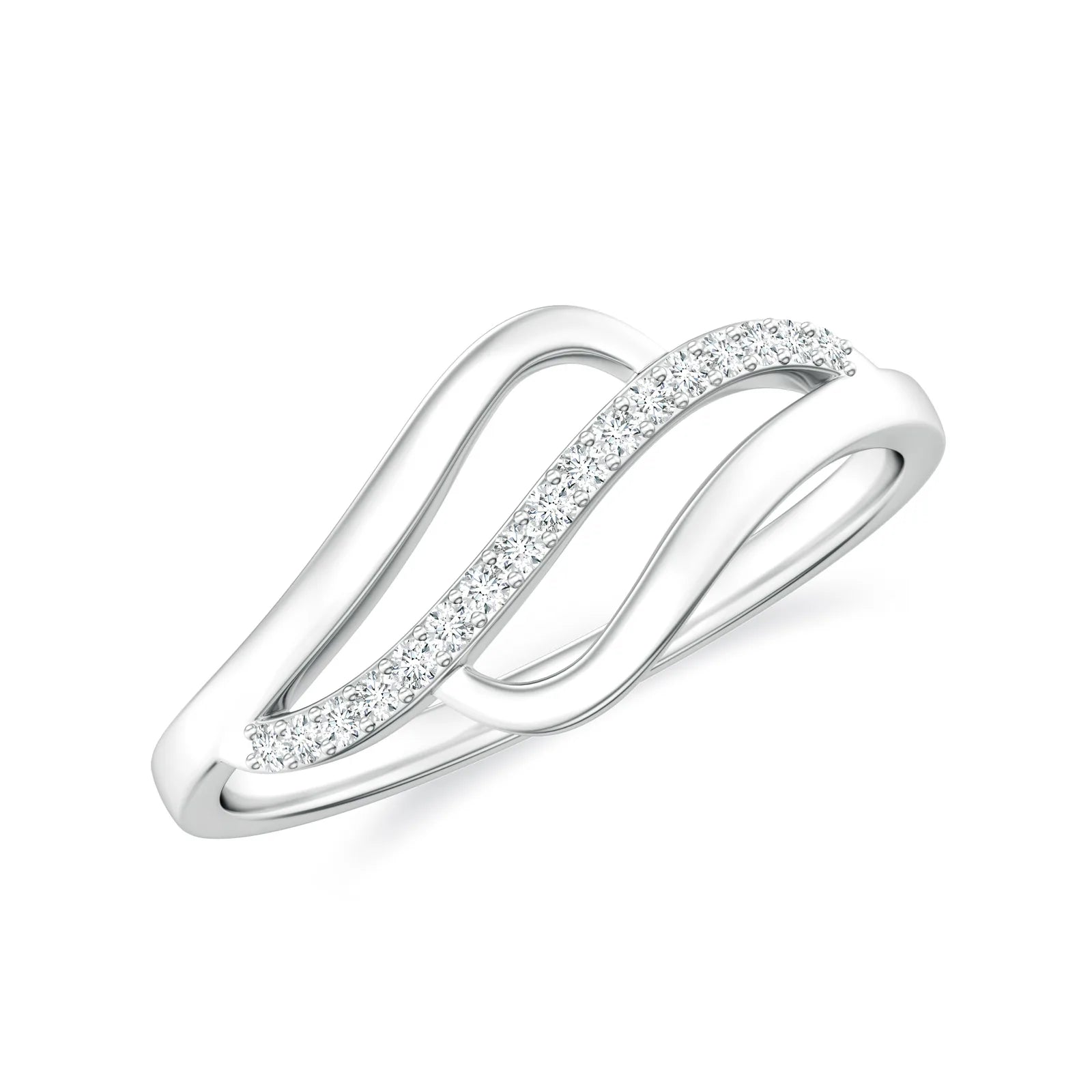 18K White Gold Vermeil
