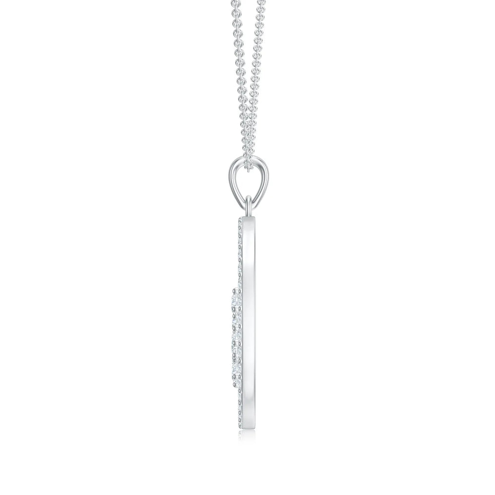 18K White Gold Vermeil