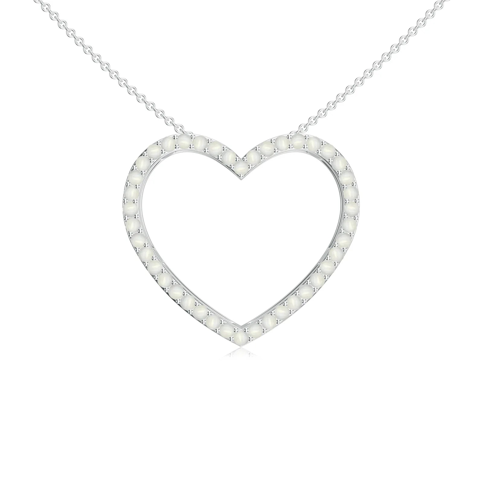 18K White Gold Vermeil
