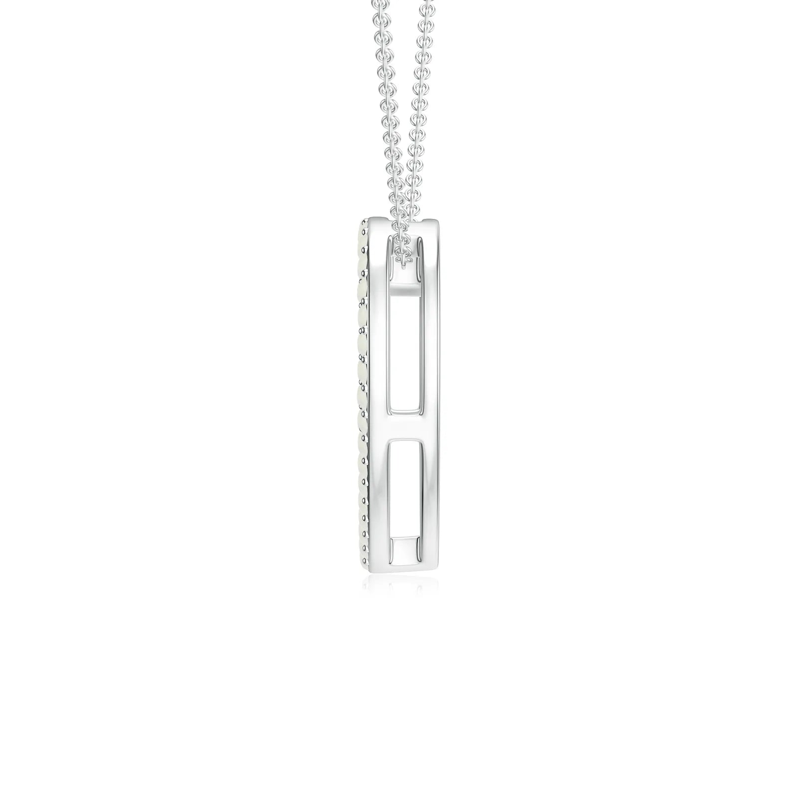 18K White Gold Vermeil