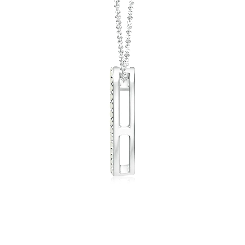 18K White Gold Vermeil