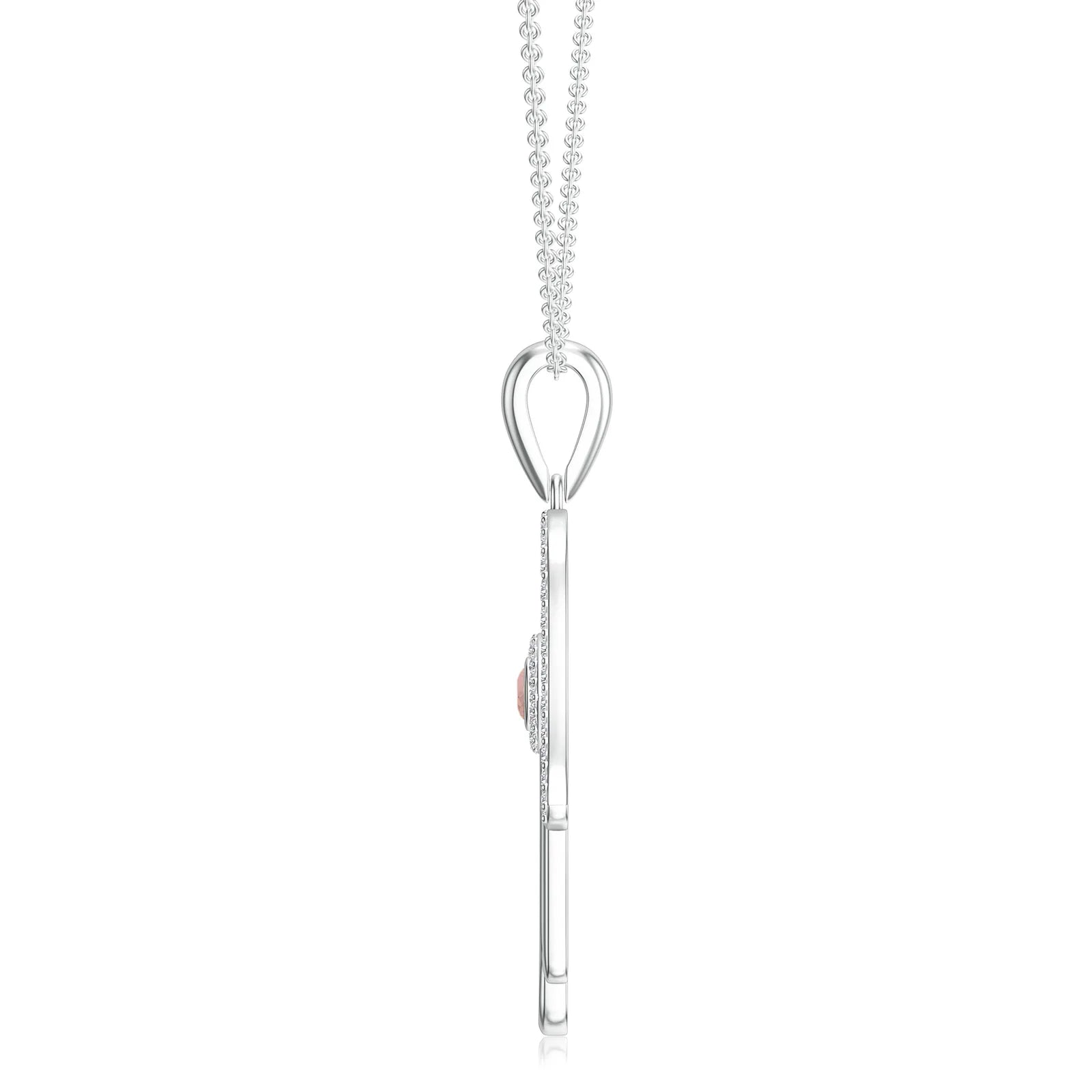 18K White Gold Vermeil