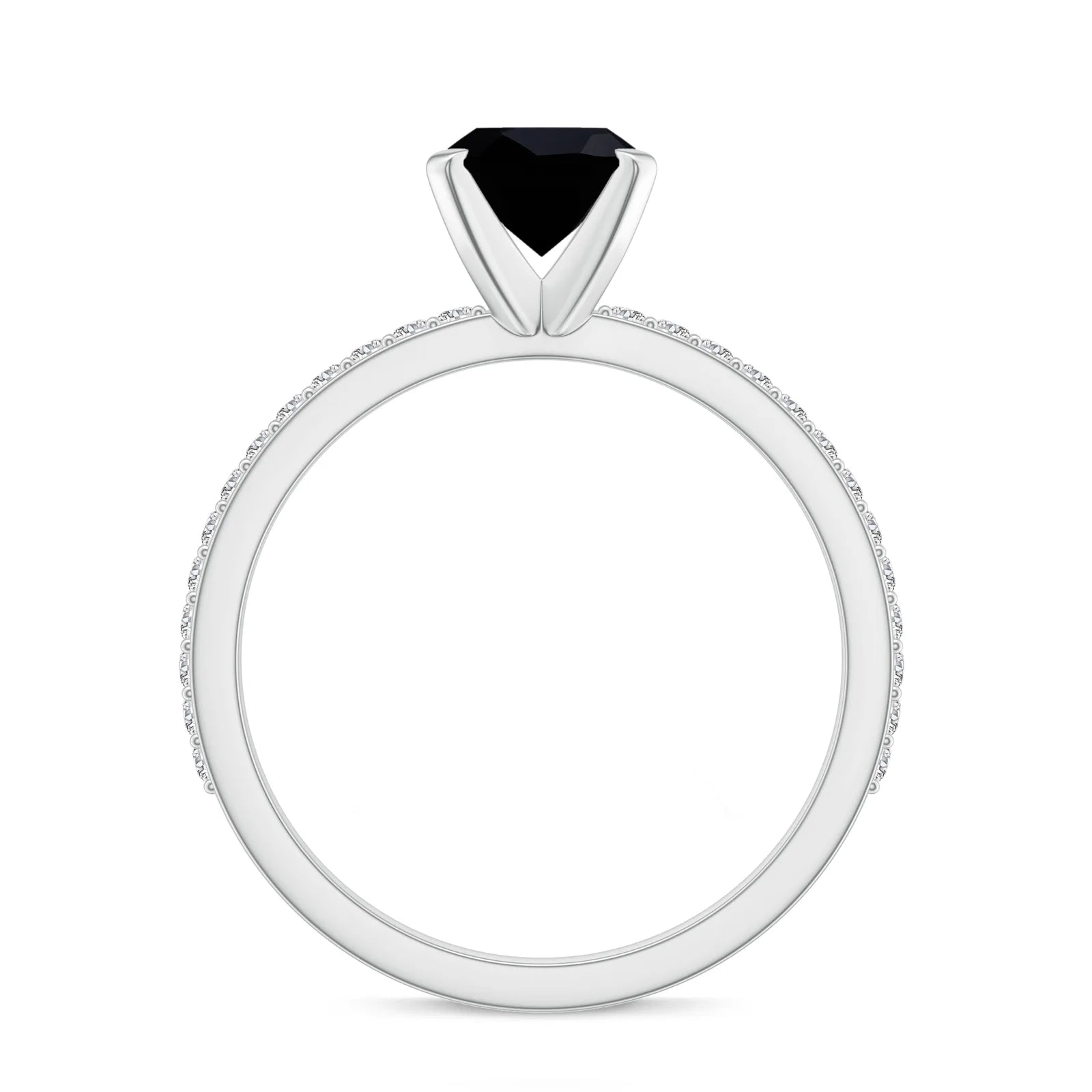 18K White Gold Vermeil