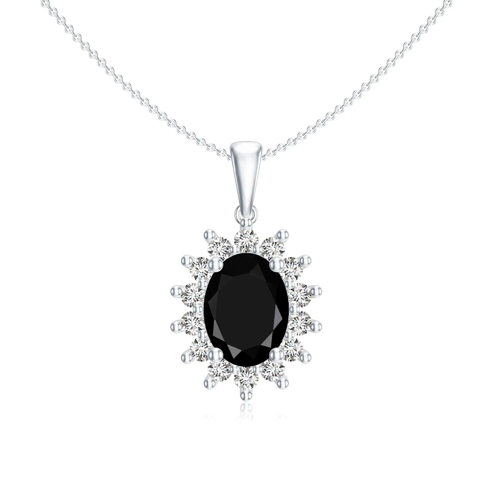 18K White Gold Vermeil
