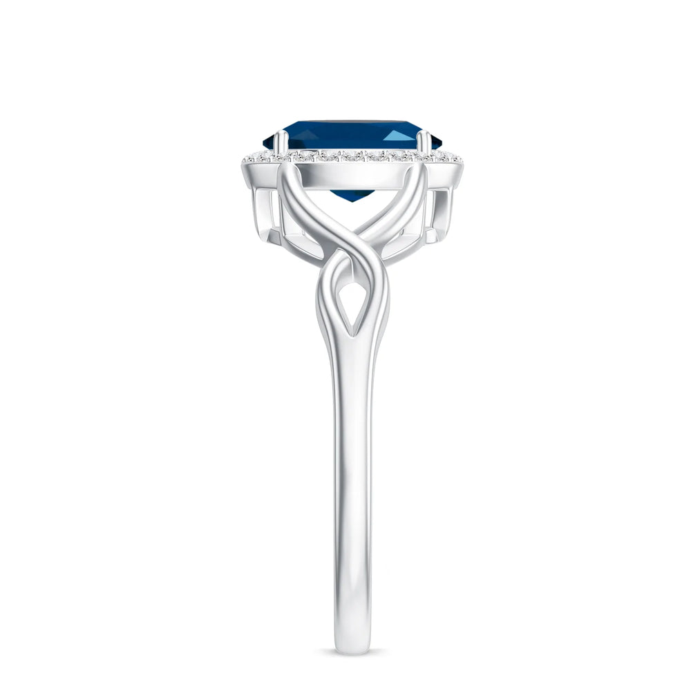 18K White Gold Vermeil