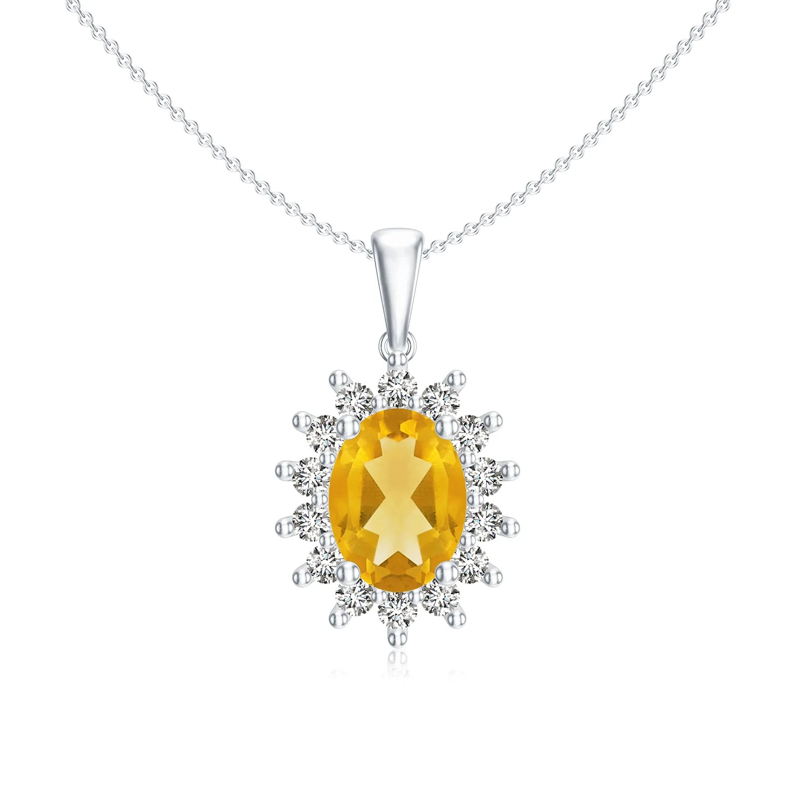 18K White Gold Vermeil