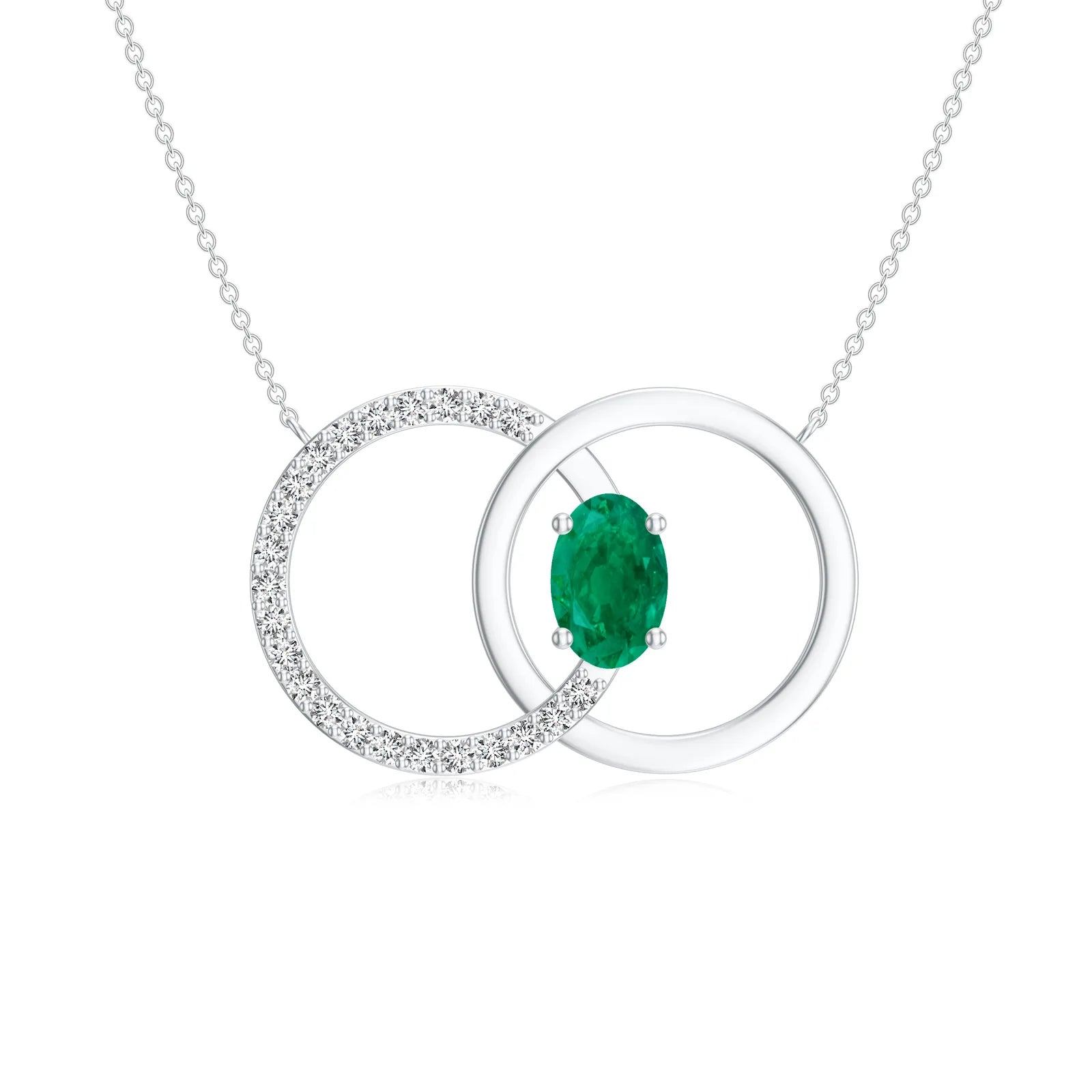 18K White Gold Vermeil