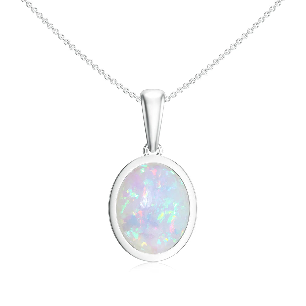 18K White Gold Vermeil