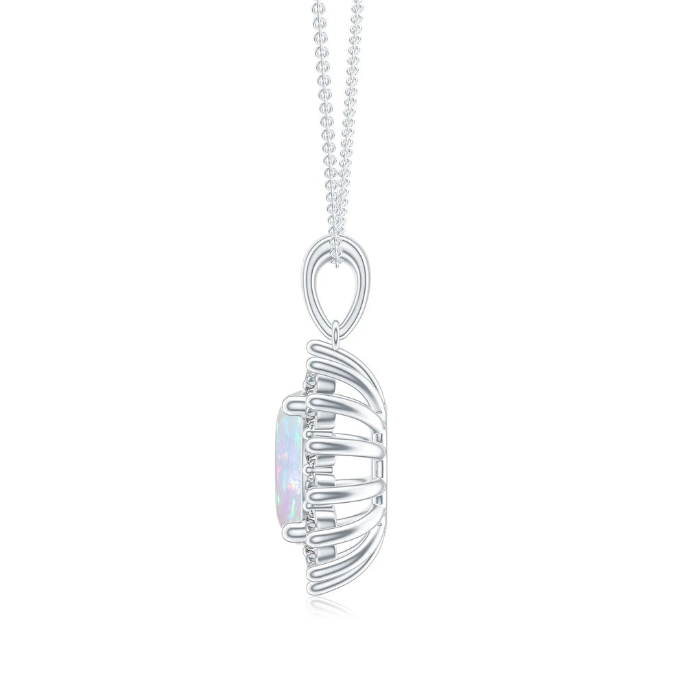 18K White Gold Vermeil