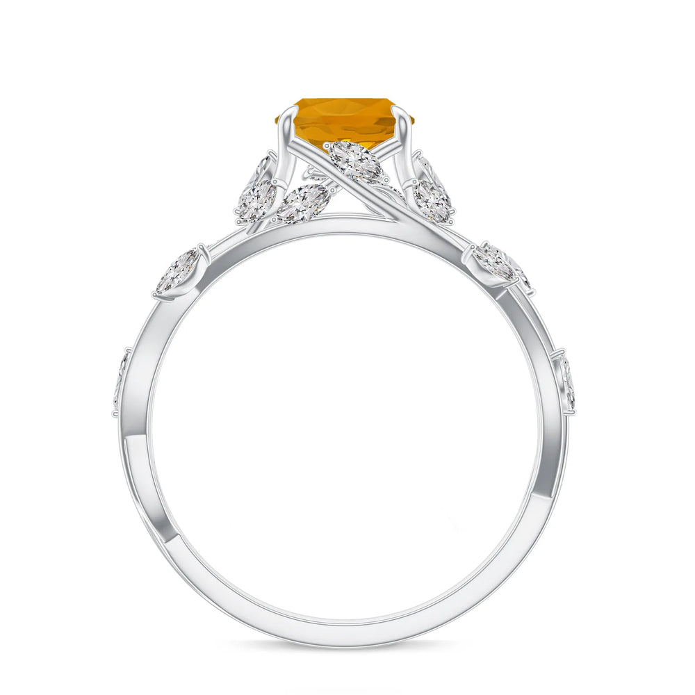 18K White Gold Vermeil