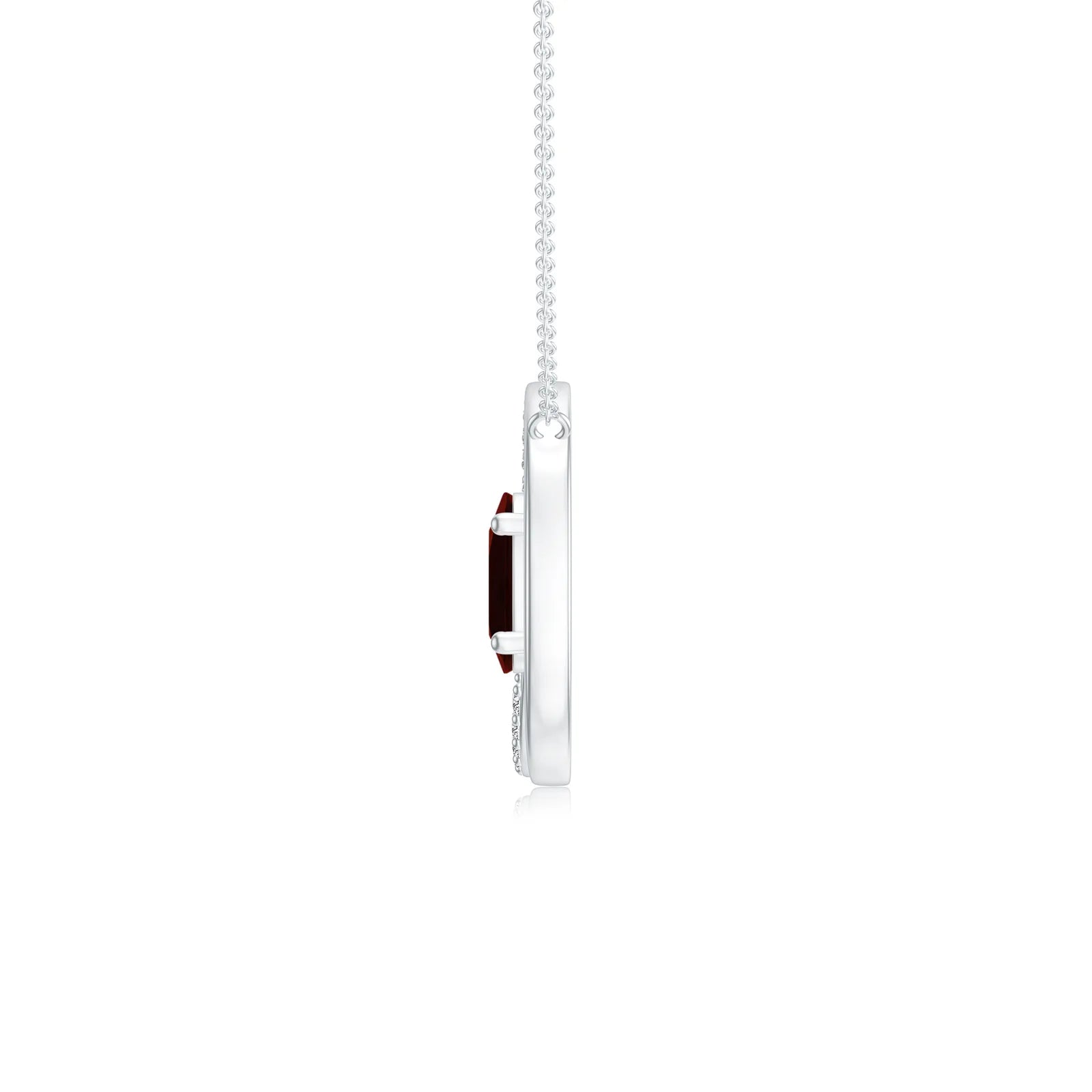 18K White Gold Vermeil
