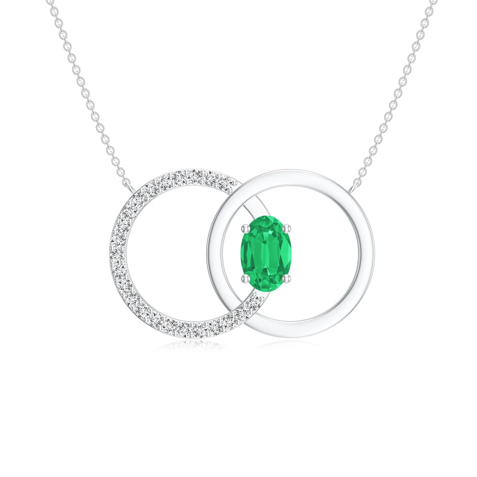 18K White Gold Vermeil