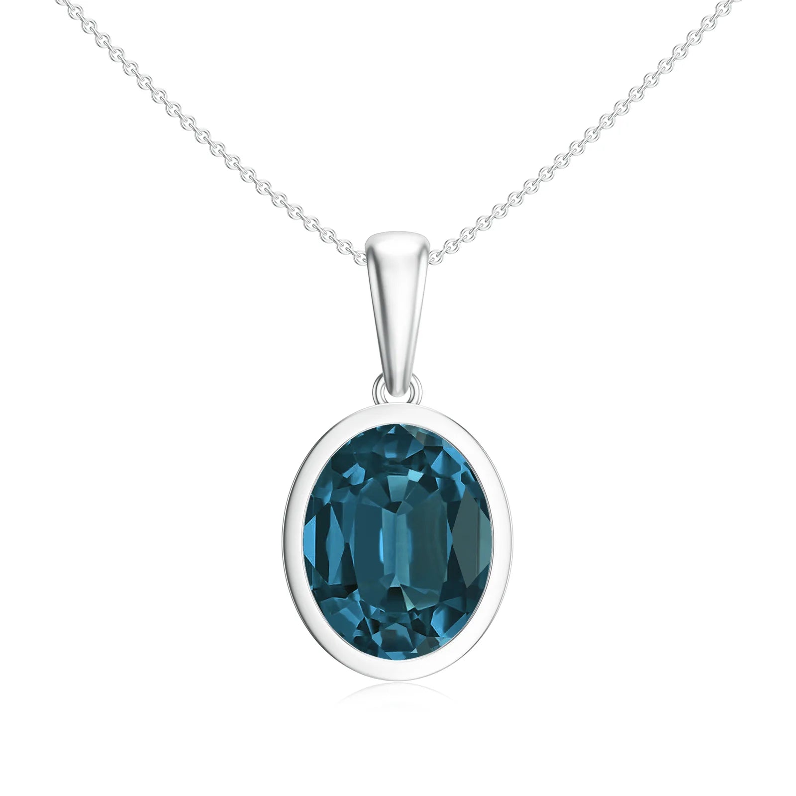 18K White Gold Vermeil