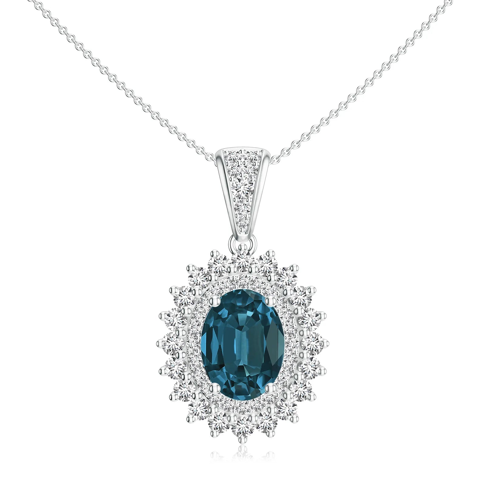 18K White Gold Vermeil