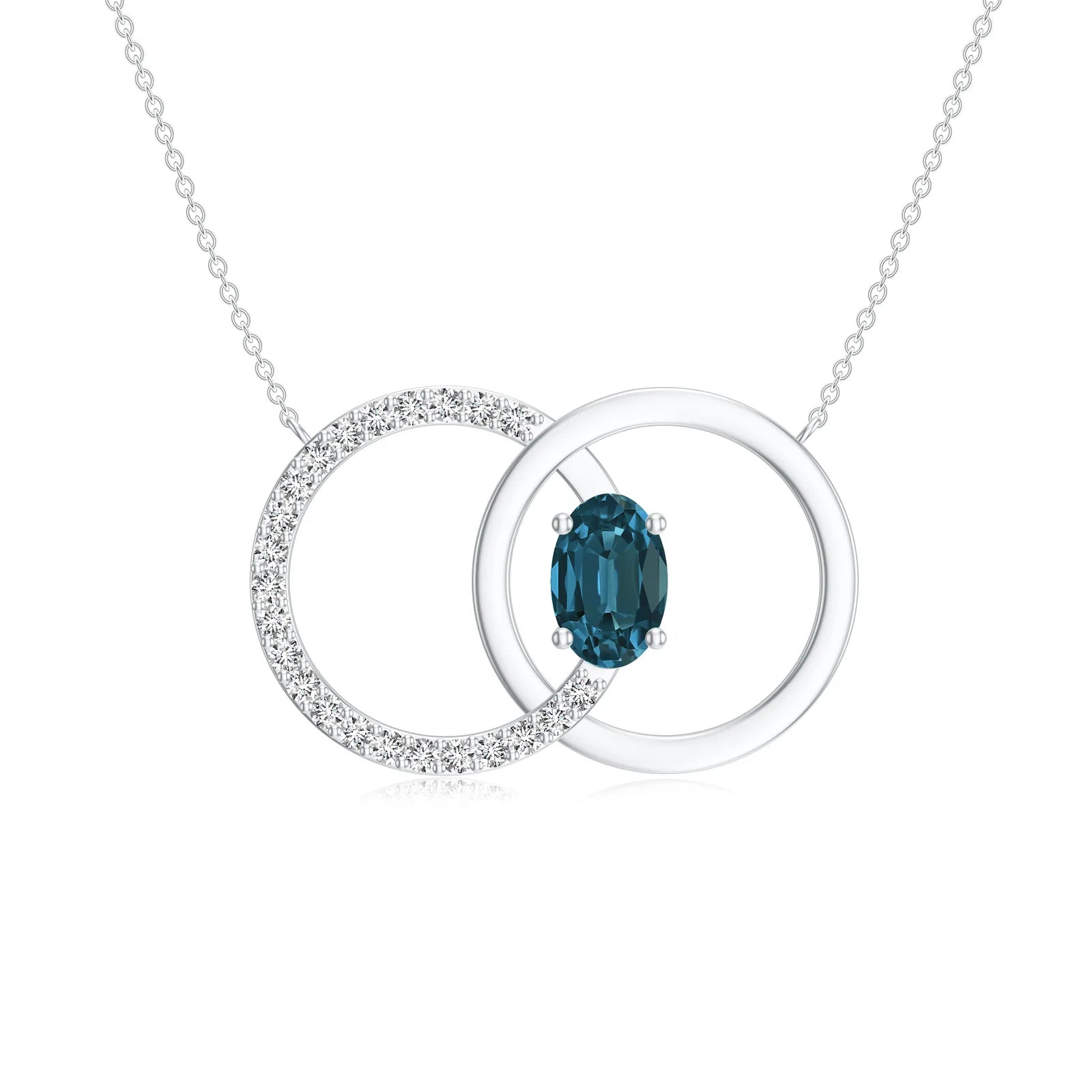 18K White Gold Vermeil