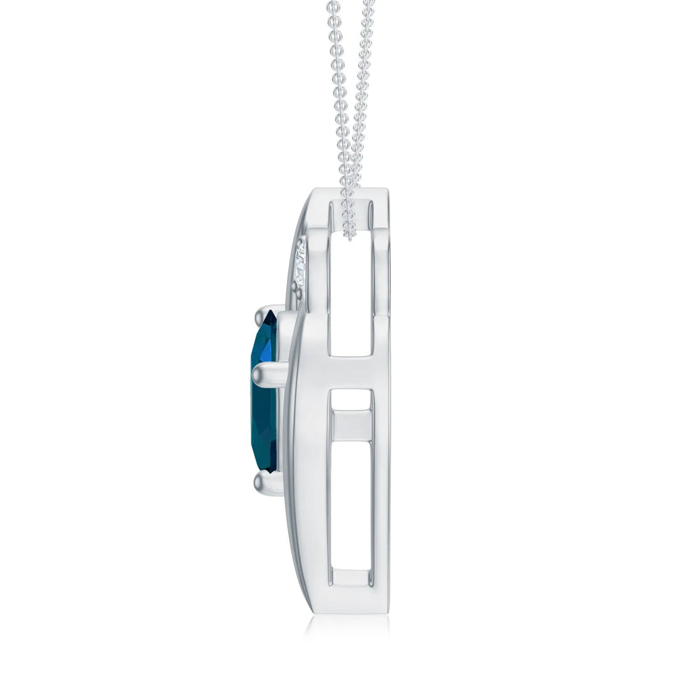 18K White Gold Vermeil