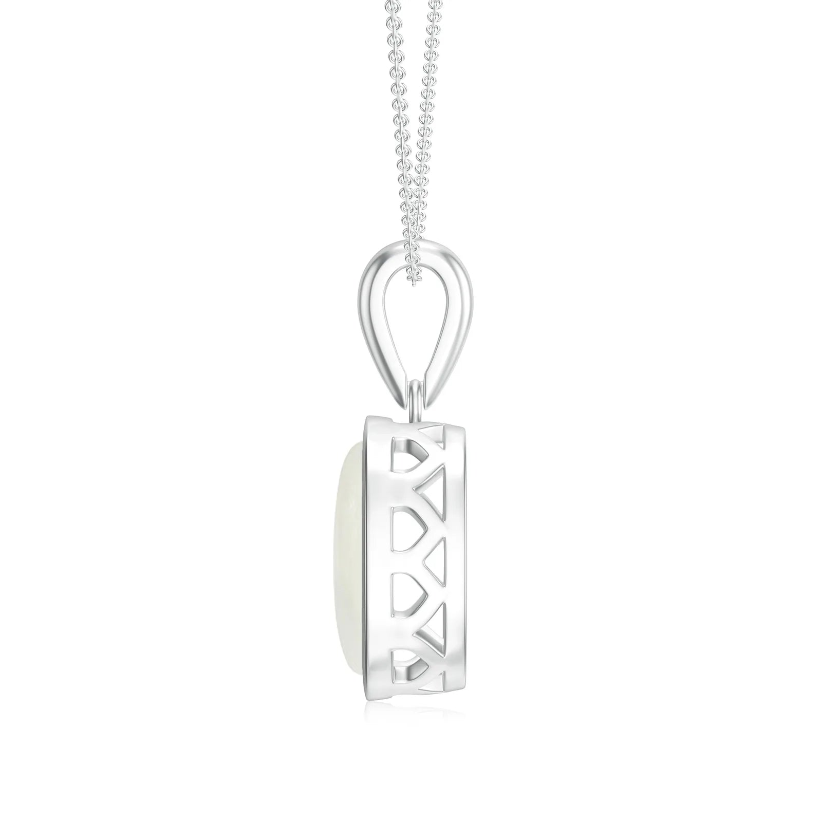 18K White Gold Vermeil