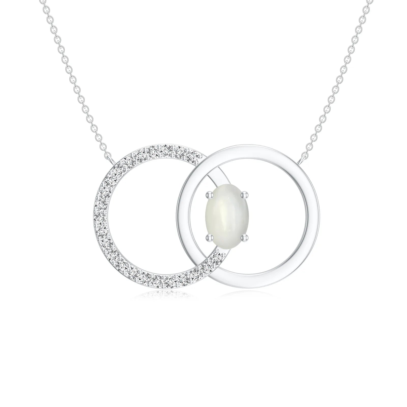 18K White Gold Vermeil
