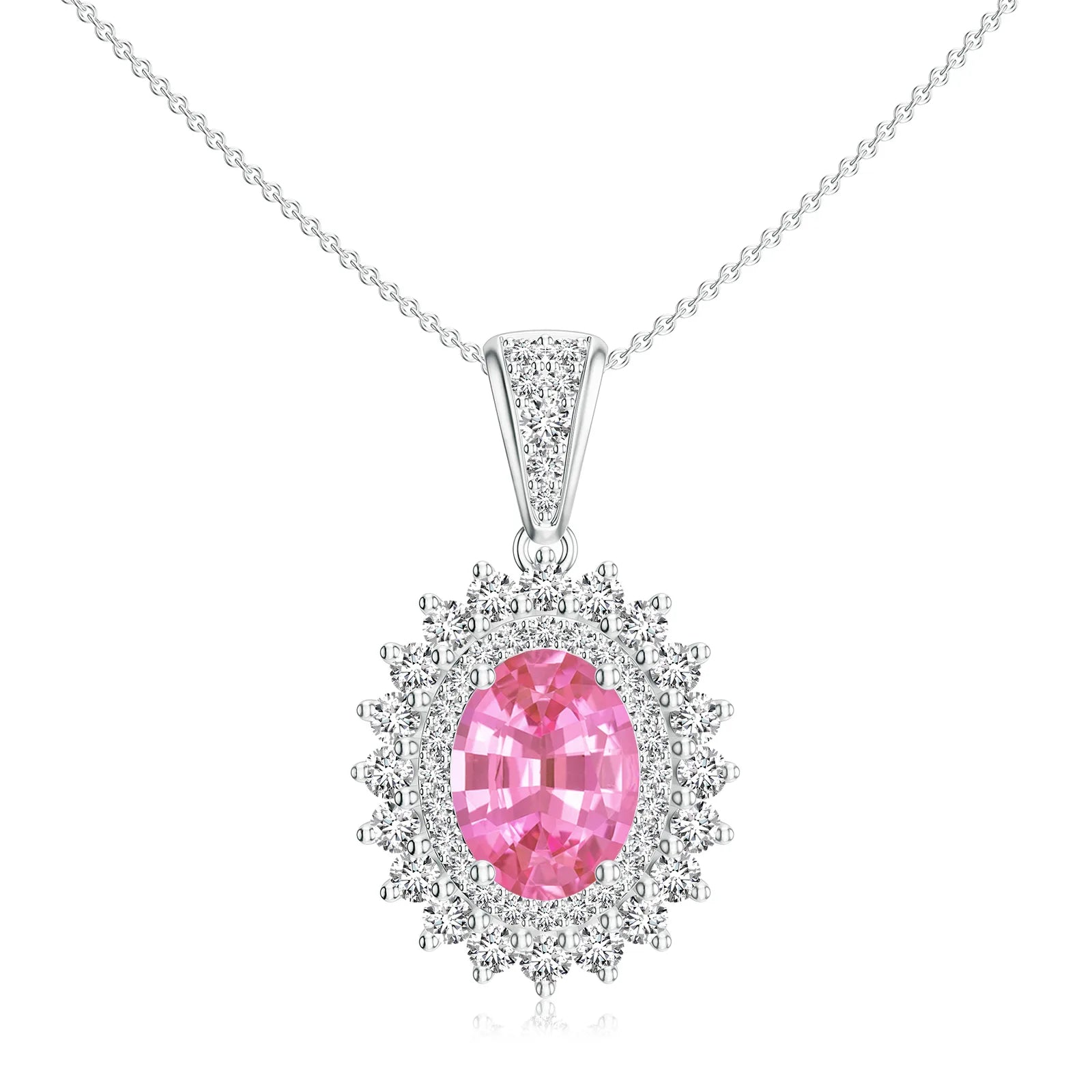 18K White Gold Vermeil