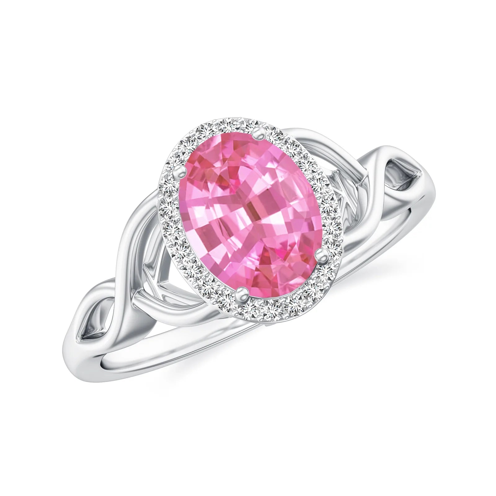 18K White Gold Vermeil