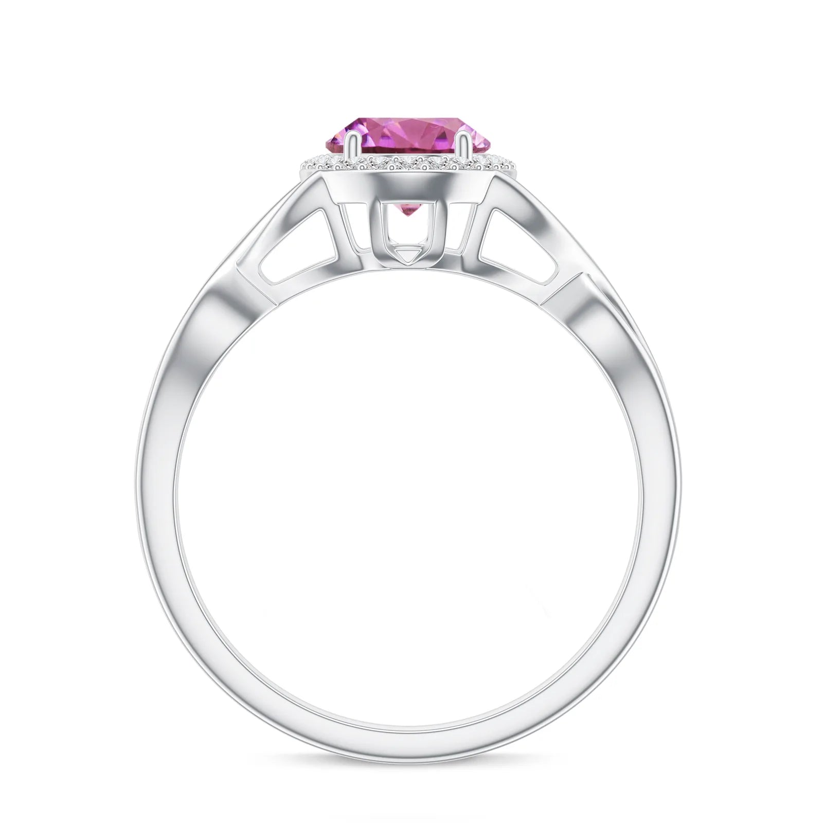 18K White Gold Vermeil