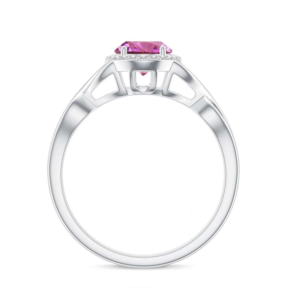18K White Gold Vermeil