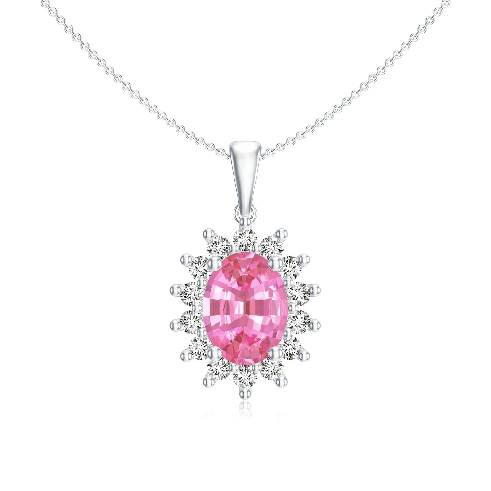 18K White Gold Vermeil