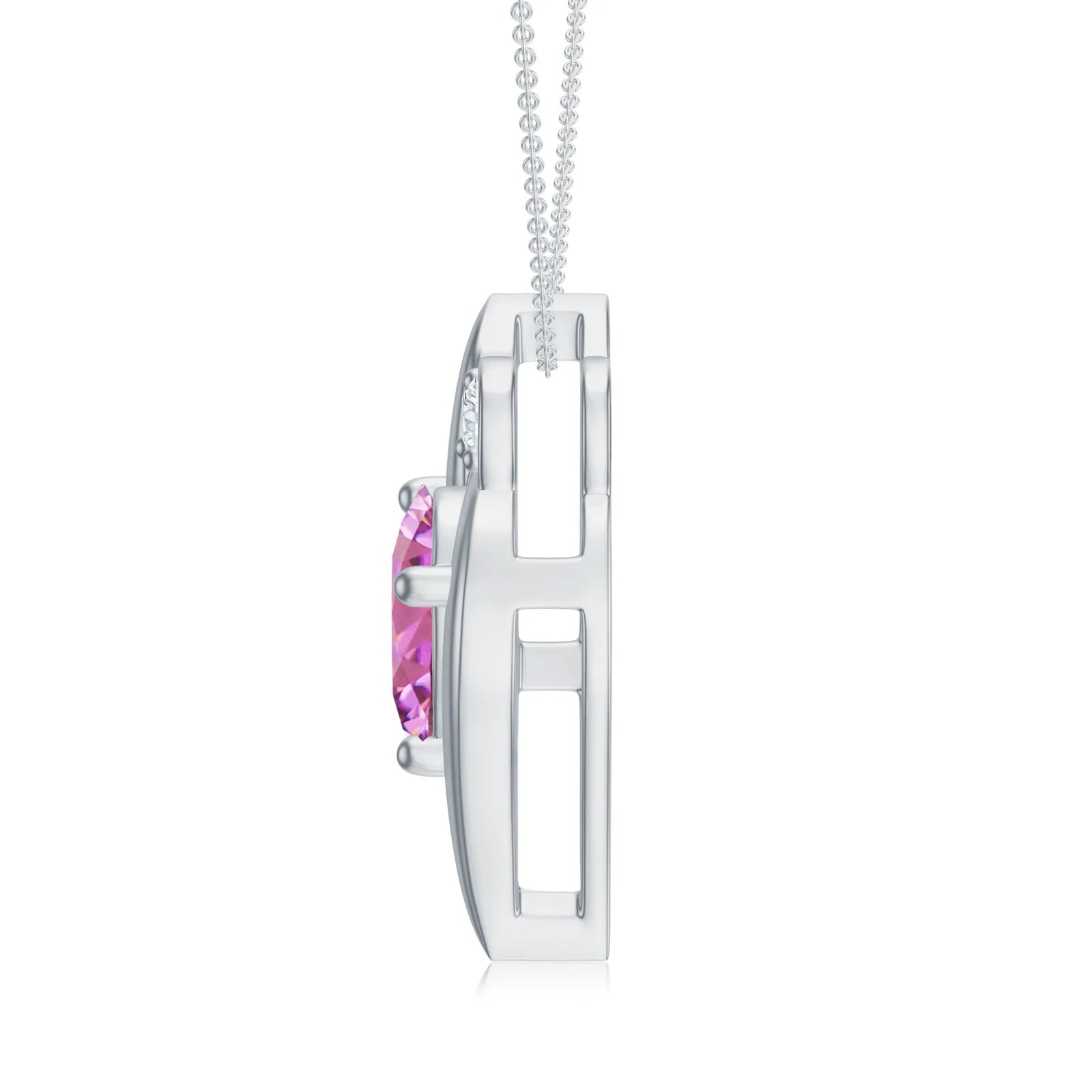 18K White Gold Vermeil