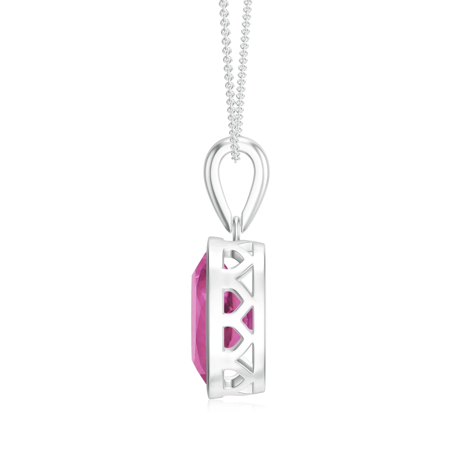 18K White Gold Vermeil