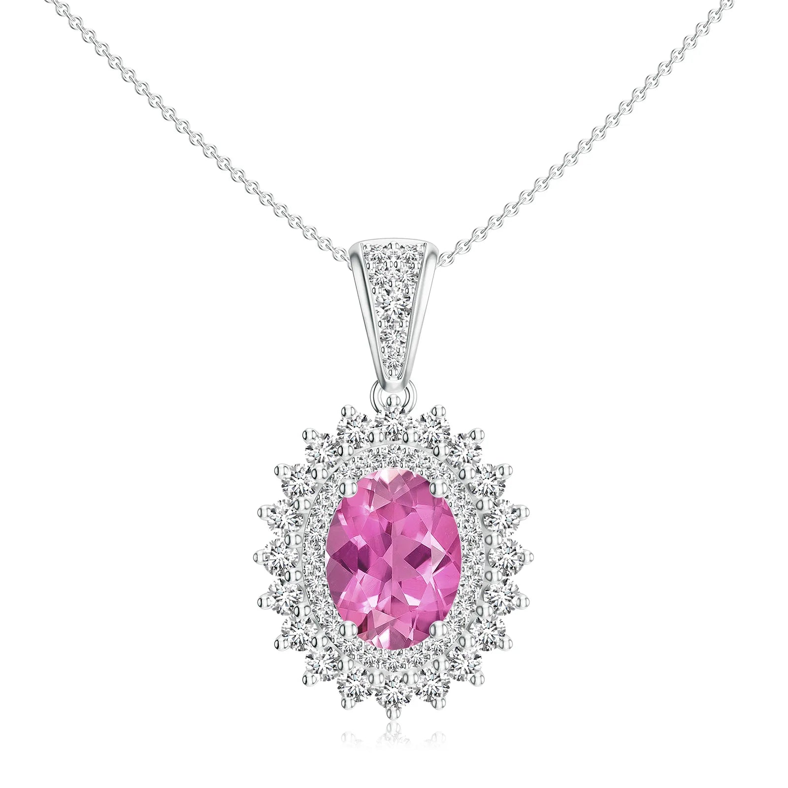 18K White Gold Vermeil