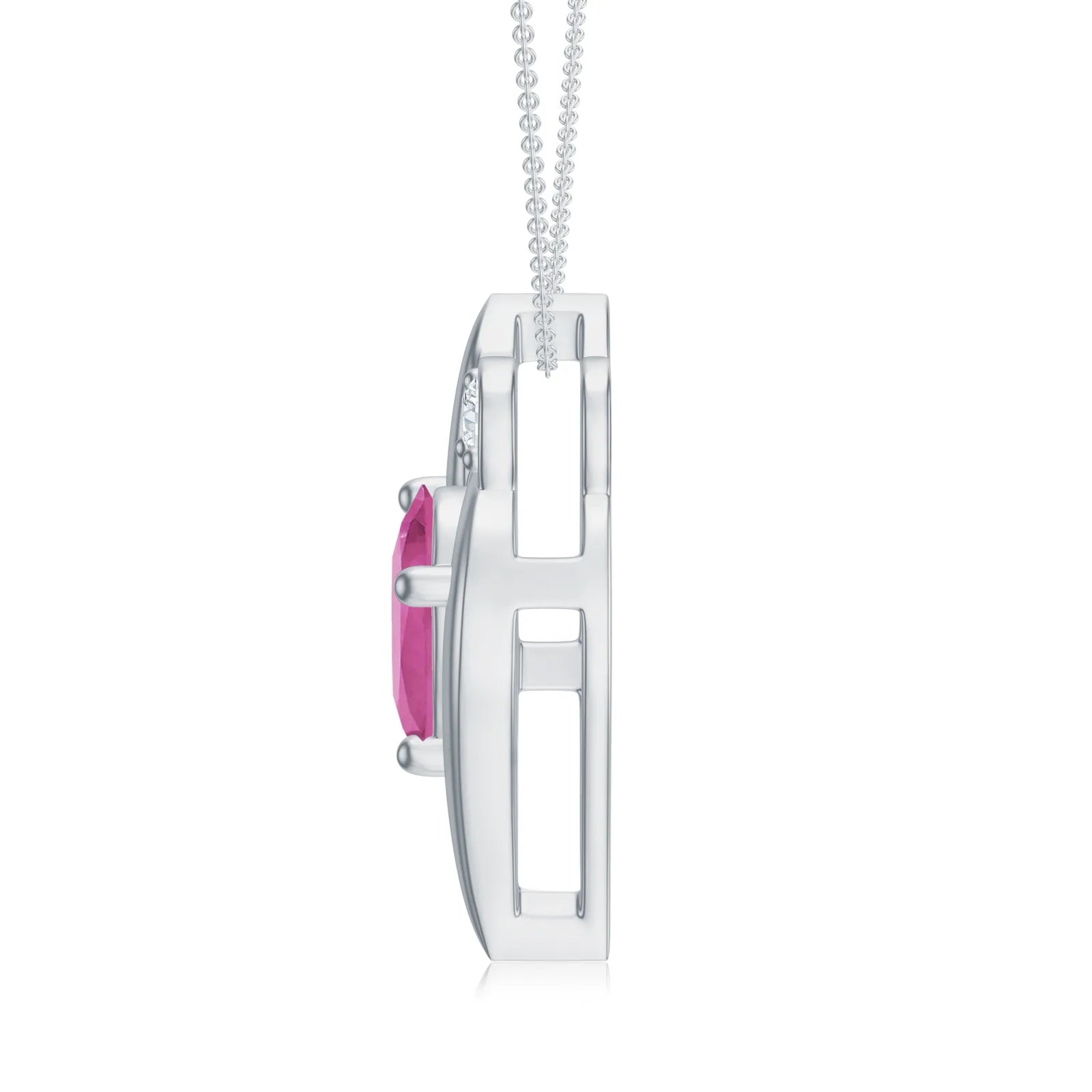 18K White Gold Vermeil