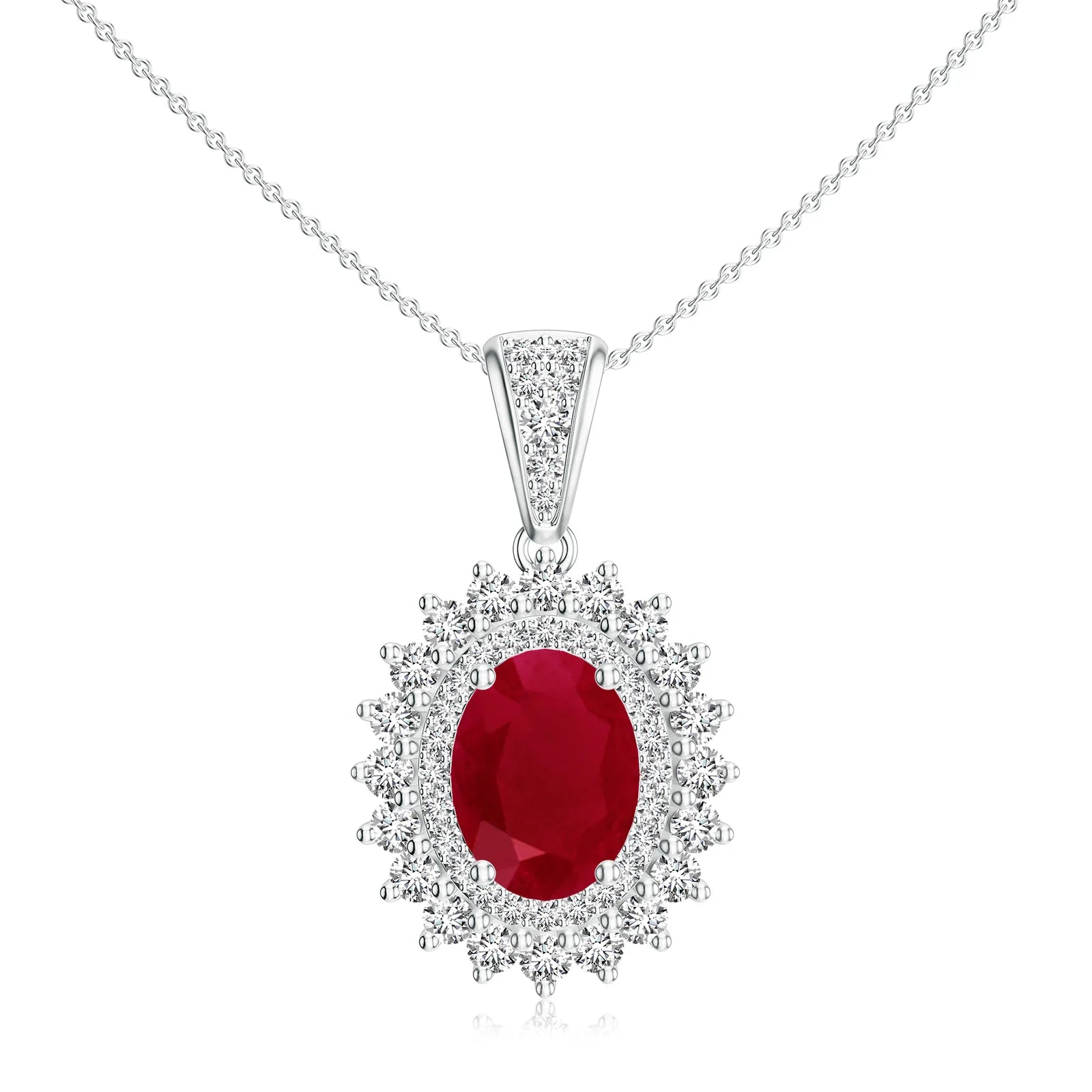 18K White Gold Vermeil